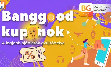Banggood kuponok több mint 20 termék augusztus végéig