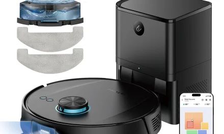 Ultenic T20 Pro robotporszívó 8000 Pa szívóerővel és felmosással a tesztműhelyben