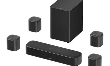 Az ULTIMEA Aura S4T 7.1 virtuális térhangzású soundbarral a jövő hangzása költözik otthonodba