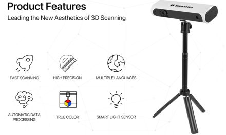 3DMakerpro Lynx 3D szkenner precíz valóság digitalizálás a tesztműhelyben