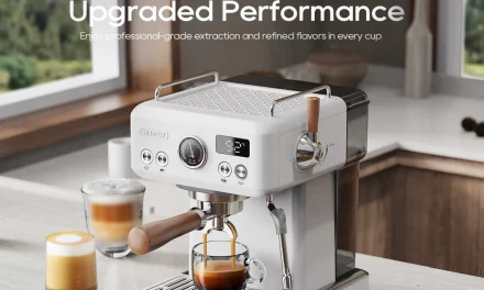 HiBREW H10 Plus G5A szett eszpresszó gép és daráló a kényelmes kávézáshoz