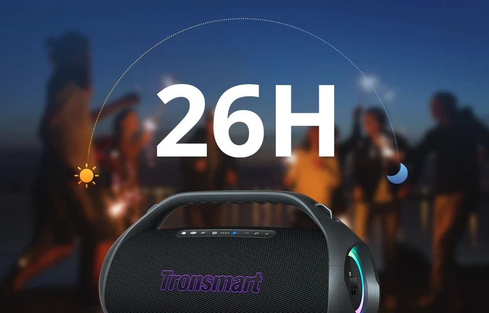 Tronsmart Bang 2 90W os hordozható hangszóró 26 órás üzemidővel