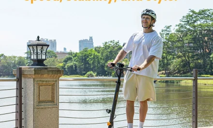 Ausom L1 elektromos roller 800W motorral a jövő mobilitása a tesztműhelyben