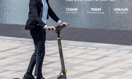 Ausom L2 elektromos roller 800W motor 70 km hatótáv 135 000 Ft os áron a tesztműhelyben