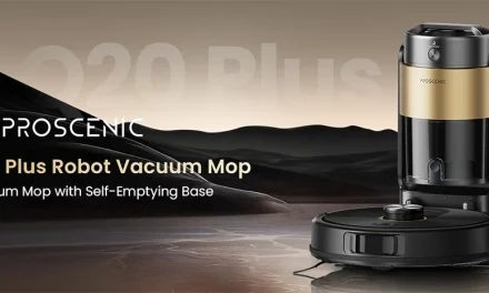 Proscenic Q20 Plus robotporszívó 10000Pa szívóerővel és automata ürítéssel a tesztműhelyben