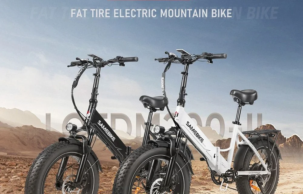 SAMEBIKE LOTDM200 II FT e bike Erős motor dupla rugózás és NFC kijelző a tesztműhelyben