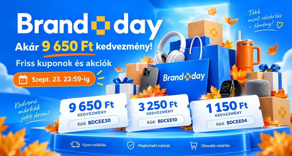 Aliexpress Brand Day kuponok 2026 akár 9 650 Ft kedvezmény is összejöhet ha most vásárolsz! röviden
