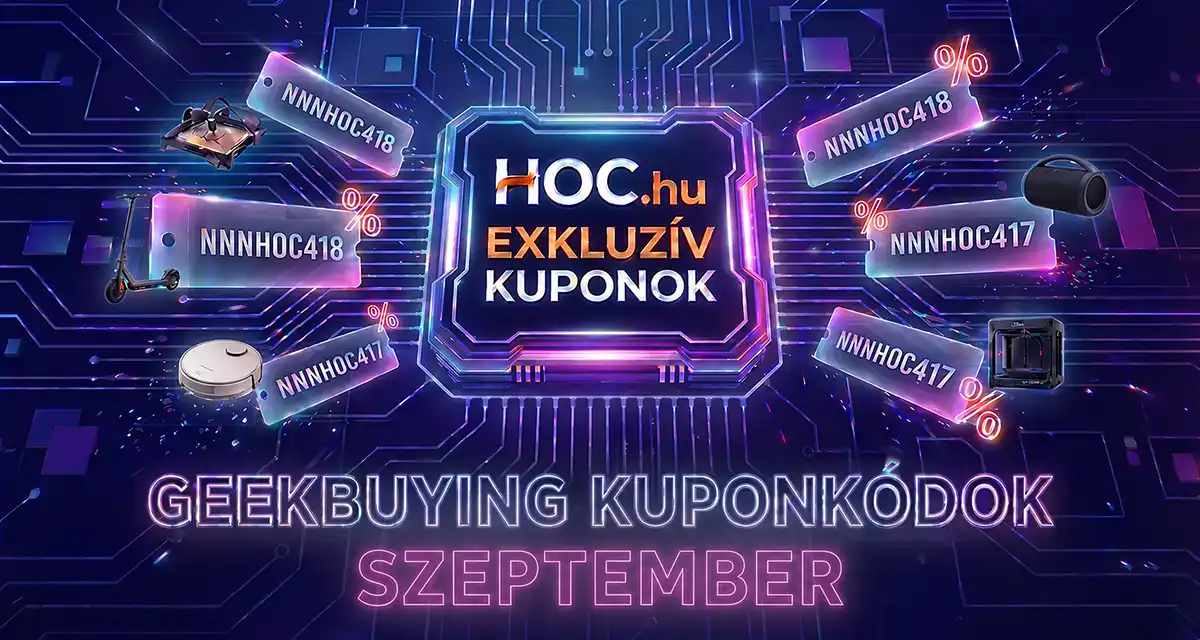 Exkluzív Geekbuying kuponok a Tesztműhely olvasóinak (szeptember 4.)