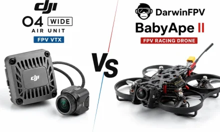DJI O4 Wide Air Unit FPV VTX vs DarwinFPV BabyApe Ⅱ Analóg Melyik drón VTX et válaszd?