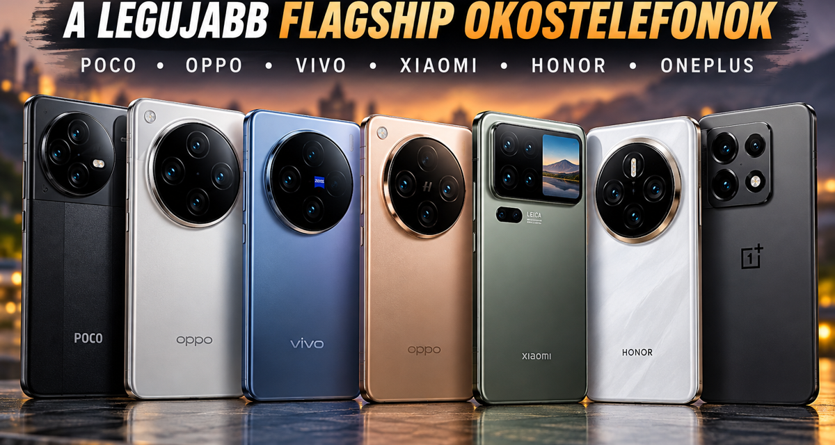 200 megapixeles kamerák, brutális akkumulátorok – 7 csúcsmobil, amire érdemes ránézned!