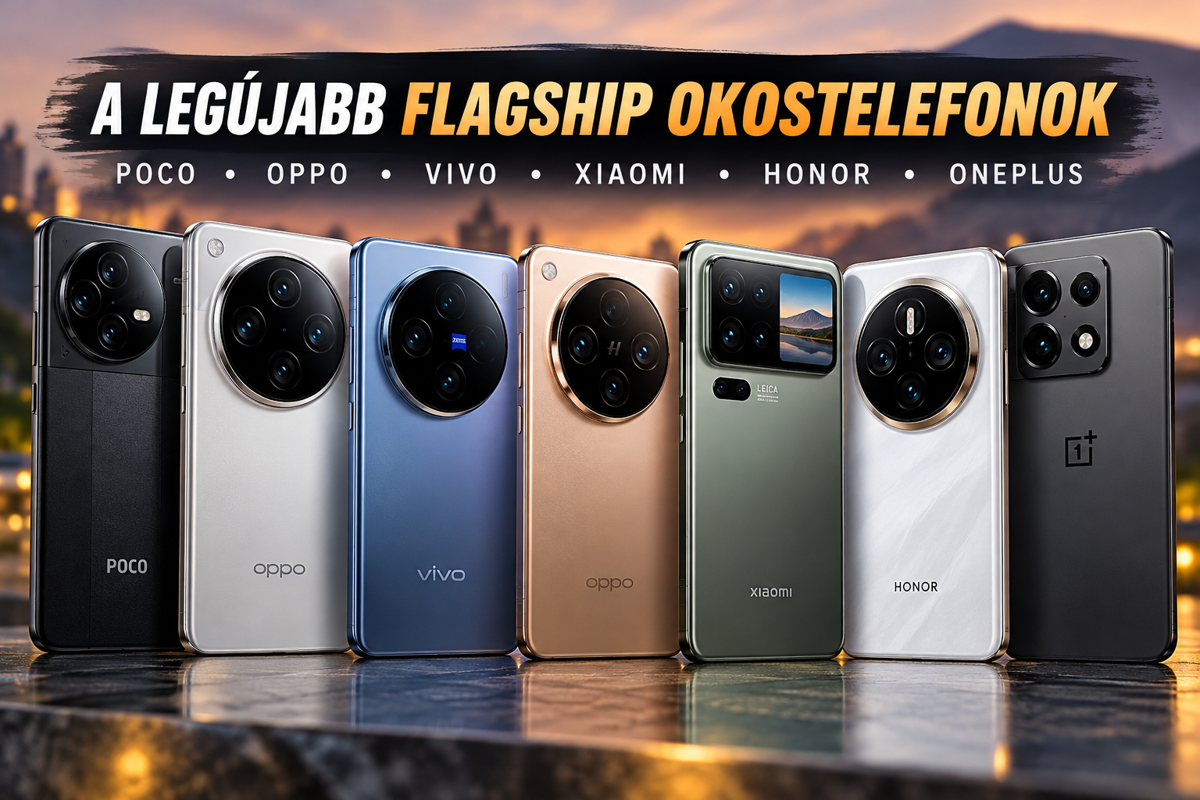 200 megapixeles kamerák, brutális akkumulátorok – 7 csúcsmobil, amire érdemes ránézned!