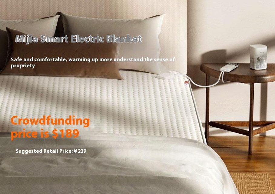 Mijia Smart elektromos takaró: Kétzónás fűtés, app vezérlés – Megéri az árát?